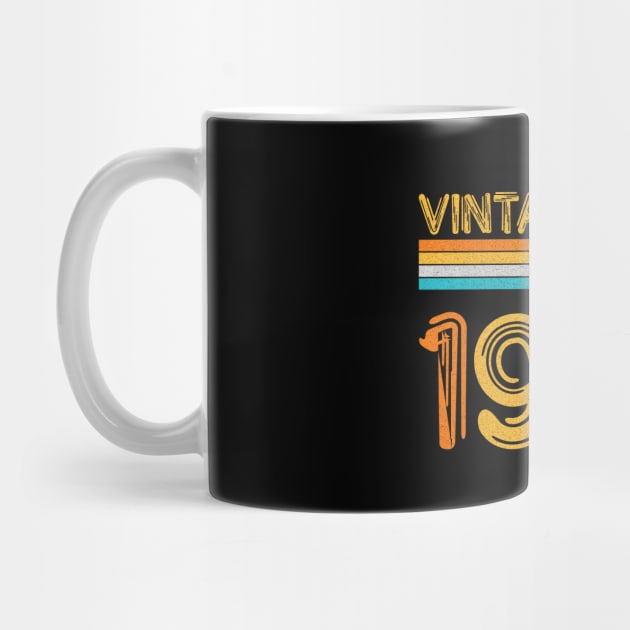 Vintage 1970 Happy 53rd Birthday Retro by myreed